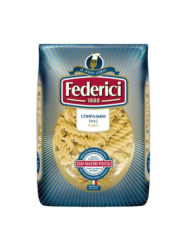 Макароны Federici спиральки (fusilli) №042, 500г