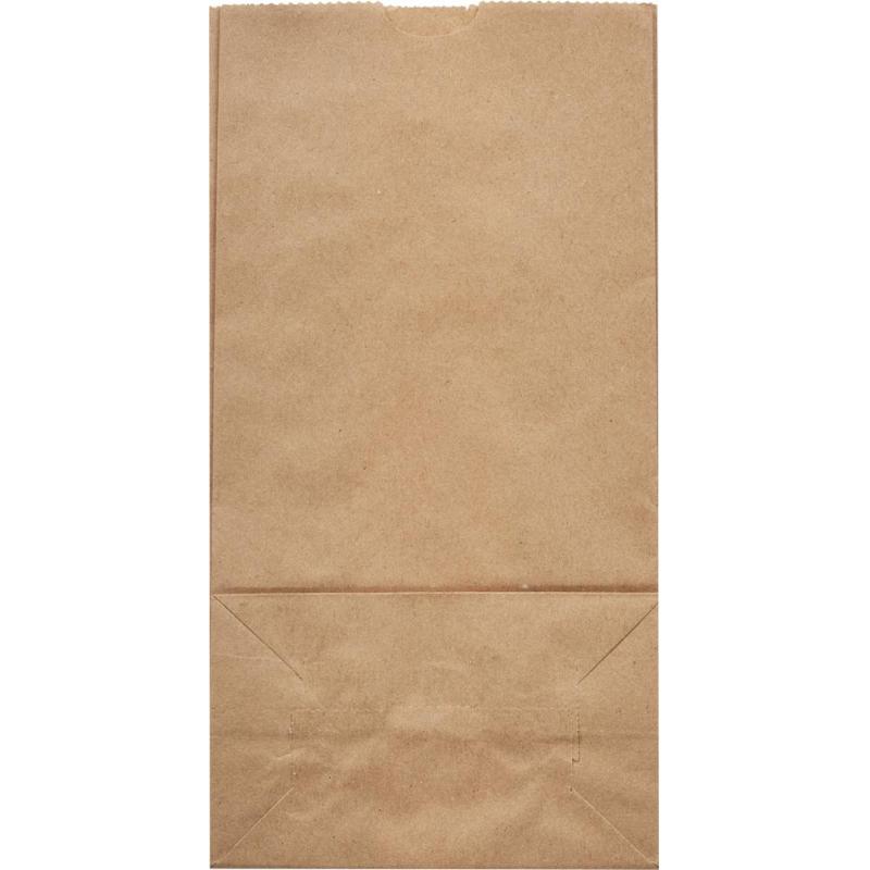 Пакет бумажный 127х80х248 мм,50гр/м2,  крафт коричневый 1000шт/уп