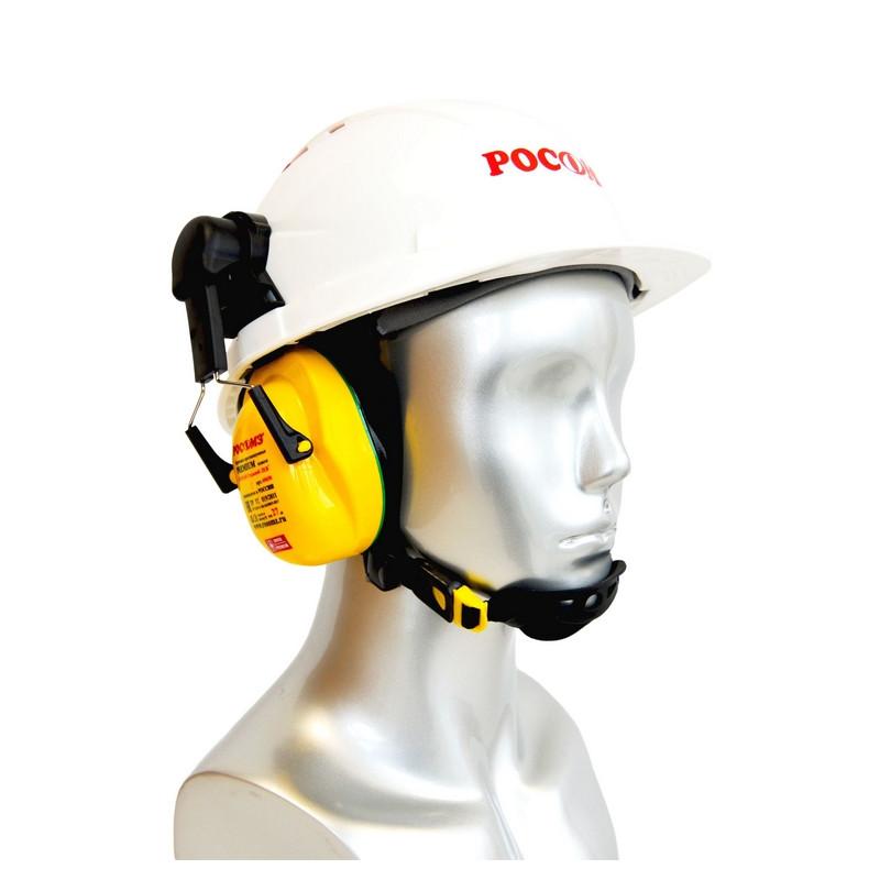 Наушники противошумные РОСОМЗ СОМЗ-65 Стальной ЛЕВ на каску (арт пр 60650)