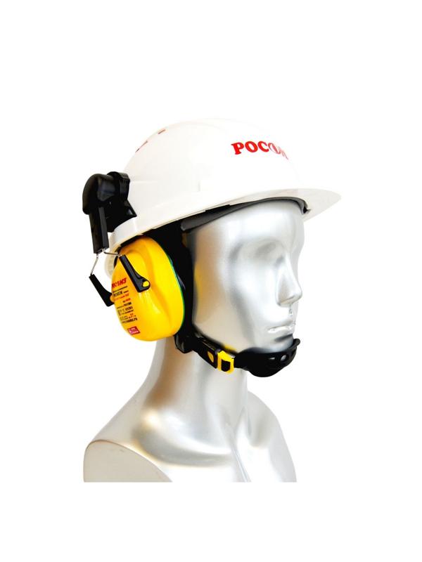 Наушники противошумные РОСОМЗ СОМЗ-65 Стальной ЛЕВ на каску (арт пр 60650)