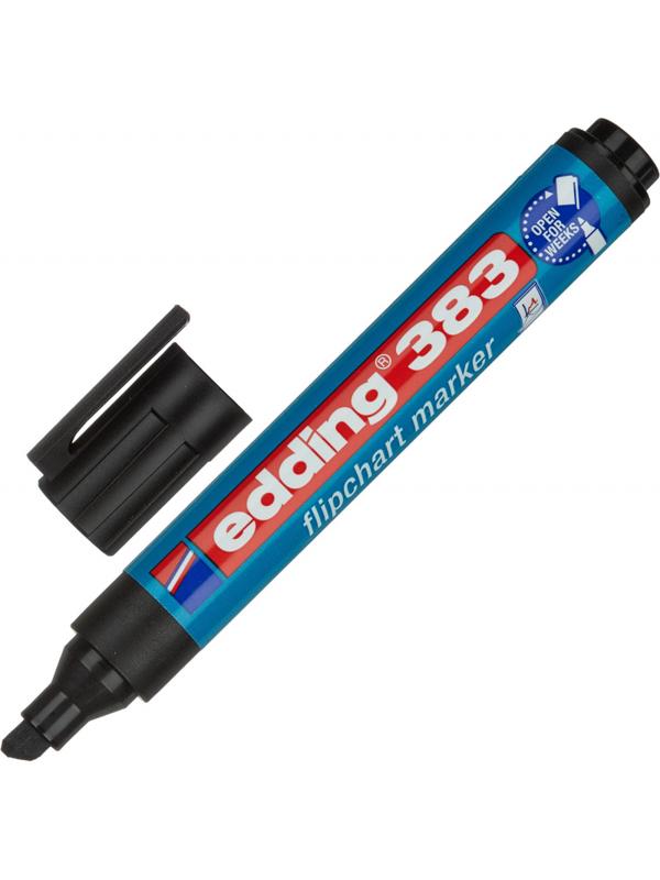 Набор маркеров для флипчартов EDDING 383, 1-5 мм, 4 цвета в ПВХ конверте