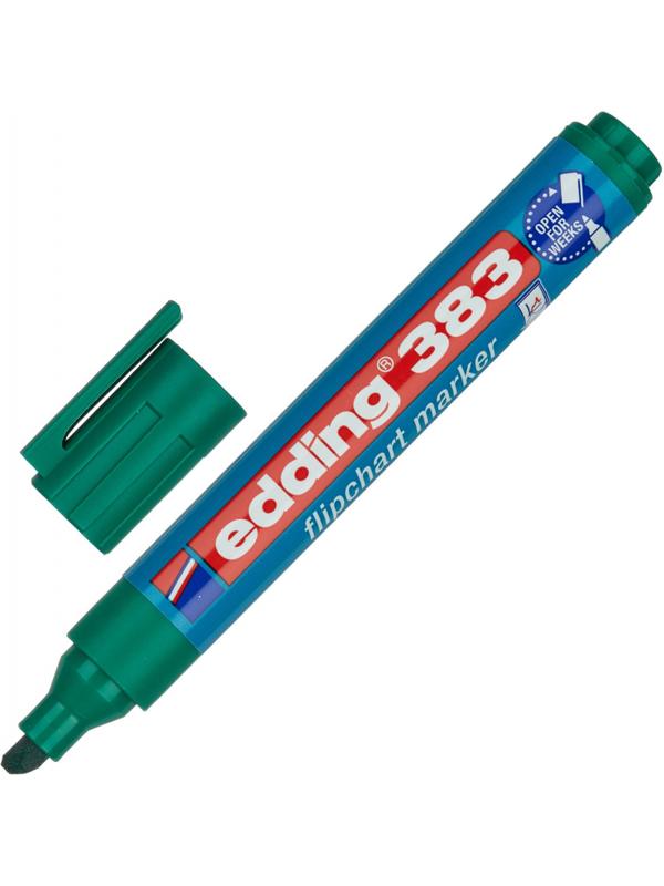 Набор маркеров для флипчартов EDDING 383, 1-5 мм, 4 цвета в ПВХ конверте