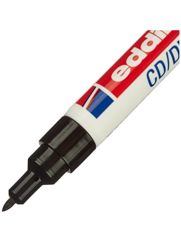 Набор маркеров для CD EDDING 8400/1 черный, 0,5-1 мм, кругл. нак, 2шт/блист