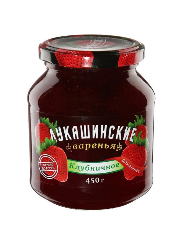 Варенье Лукашинские клубничное, 450г