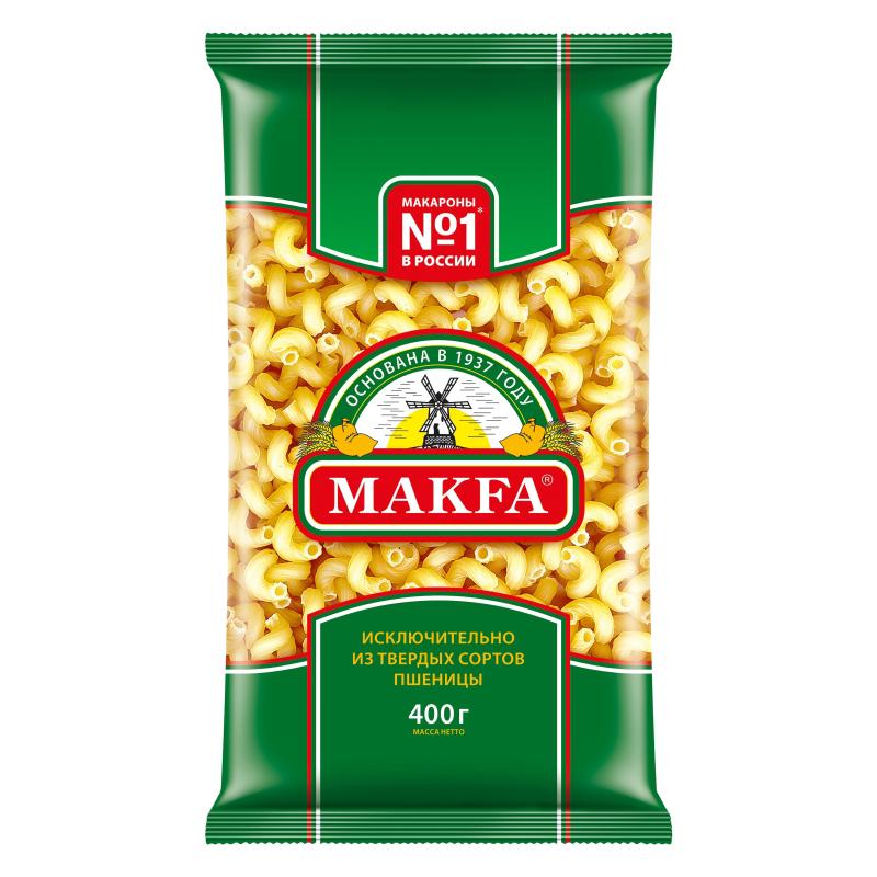 Макароны Макфа Витки группы А в/с, 400 г