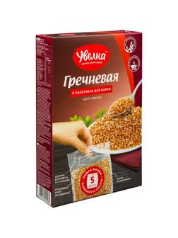 Гречка крупа Увелка ядрица быст. экстра, 5пак х 80г