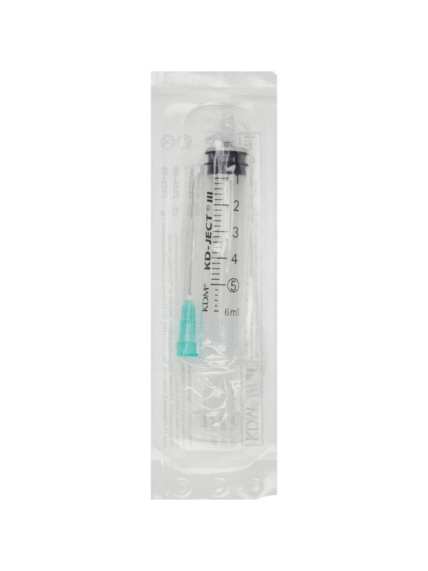 Шприц 3-комп. однораз. 5мл игла 21G (0,8x40) KD-Ject III 100шт/уп