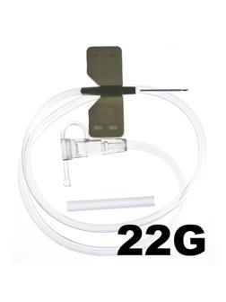 Игла-бабочка Устройство для вливания в малые вены  22G SFM 100шт./уп