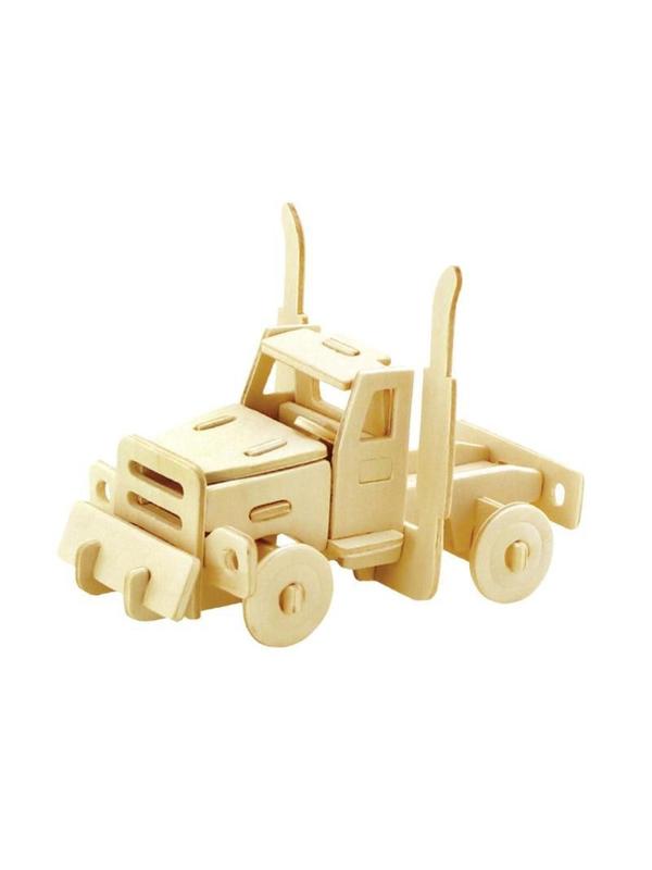 Сборная модель деревянная REZARK Пазл 3D Американский грузовик, ROT-016