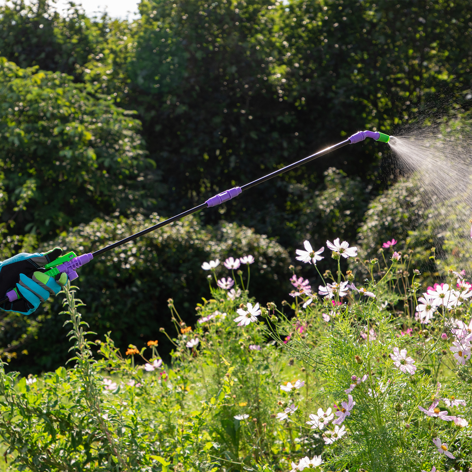 Опрыскиватель ручной 7 л с насосом, шлангом, разбрызгиватель Palisad 64750