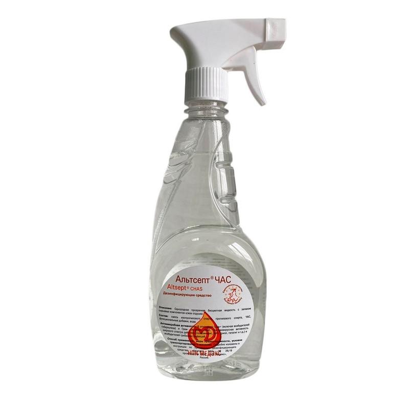 Антисептик кожный Альтсепт ЧАС,  Спиртовой, 0,5л. (спрей)