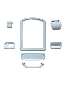 Набор для ванной с зеркалом Милена 101-104-07