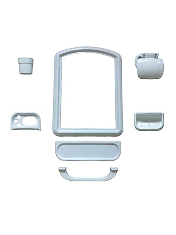 Набор для ванной с зеркалом Милена 101-104-07