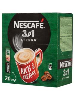 Кофе Nescafe 3 в 1 крепкий раств., шоу-бокс, 20штx14,5г