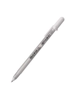 Ручка гелевая Sakura Gelly Roll Белый тонкий стержень 05, XPGB05#50
