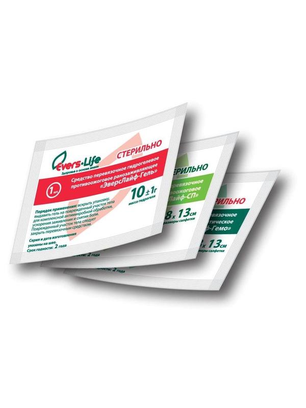 Салфетка гелевая противоожоговая  Эверс Лайф ,24 х 24 см