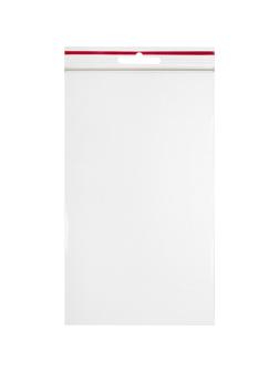 Пакет с замком (Zip Lock) с европодвесом 10 х 17 см, 60 мкм, 100 шт/уп