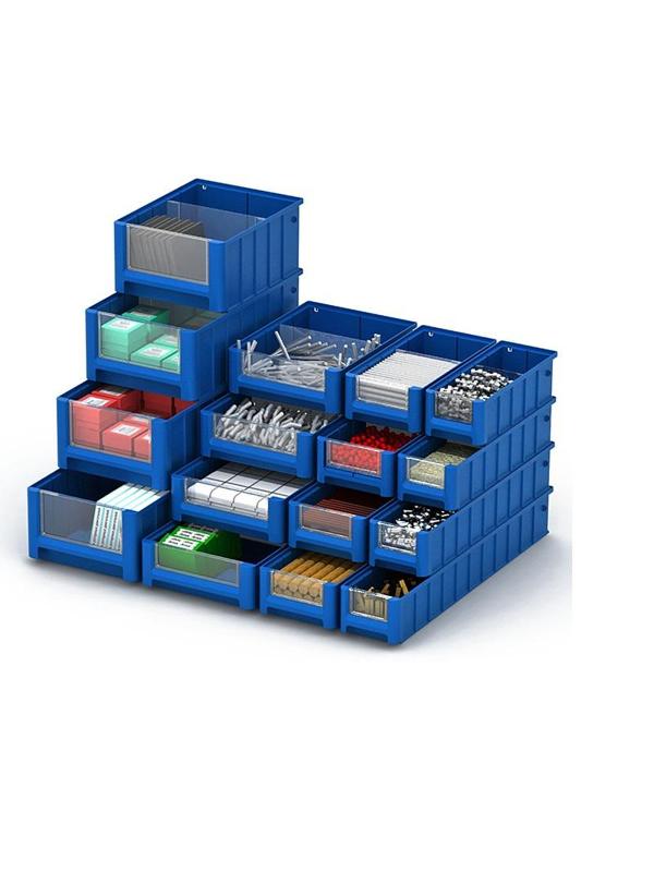 Контейнер полочный SK 5214 сплошной, 500 х 234 х 140 синий