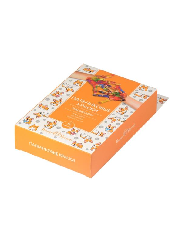 Краски пальчиковые 6 цв. BrunoVisconti, 70-0007