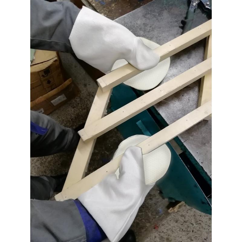 Рукавицы хб с наладонником ПВХ (пл.240 гр/м2) 10 пар/уп