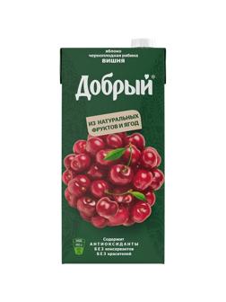 Нектар Добрый Яблоко-черноплодная рябина-вишня 2л