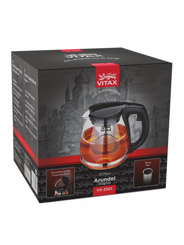 Чайник заварочный VX-3301 1100мл Arundel Vitax