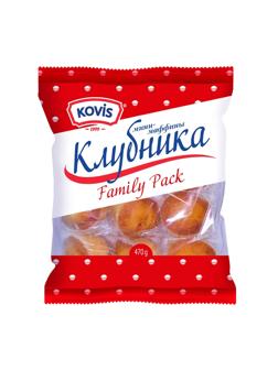 Кекс Мини-маффины Kovis с фруктово-ягодной нач. клубника, 470г