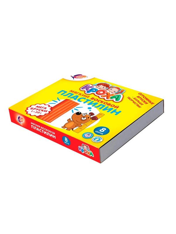 Пластилин мягкий  Луч Кроха МЕГА 8 цв., 29С 1774-08