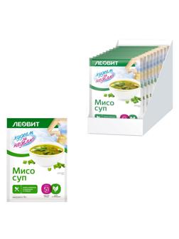 Суп Леовит Мисо быстрорастворимый, 20штx15г
