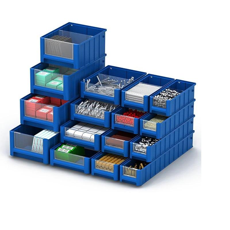 Контейнер полочный SK 4214 сплошной, 400 х 234 х 140 синий