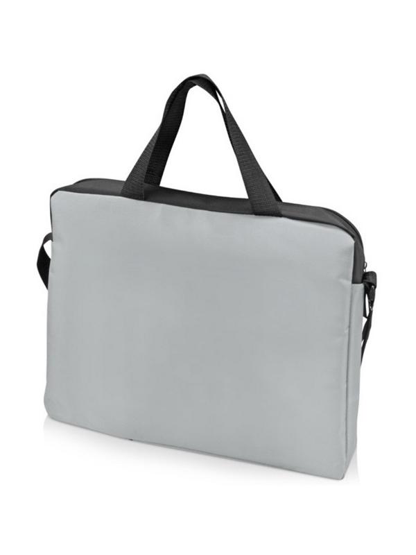 Конференц-сумка  для документов Congress, серый/черный 823702