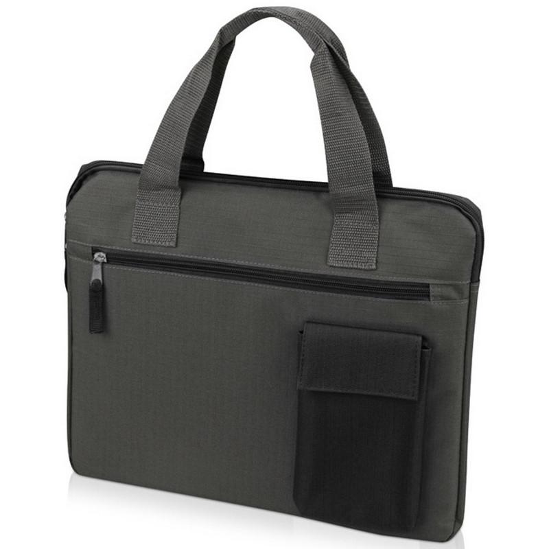 Конференц-сумка  Session, серый/черный 1919306