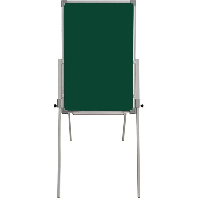 Флипчарт мольберт двусторонний комбинир.BoardSYS, h 1,0м, алюм.цветная рама