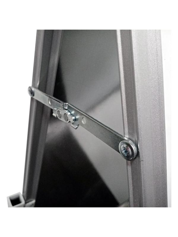 Флипчарт мольберт двусторонний комбинир.BoardSYS, h 1,0м, алюм.цветная рама