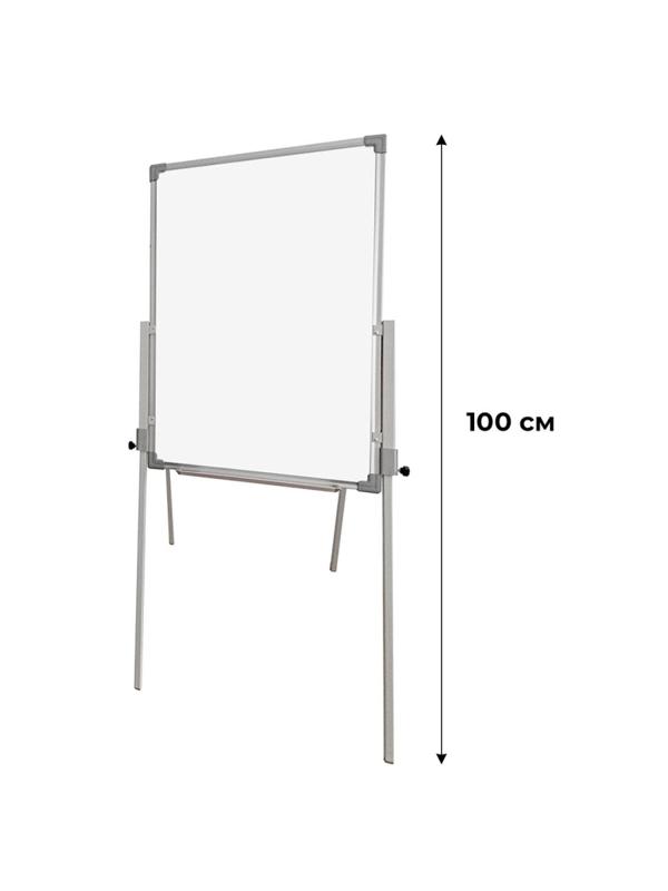 Флипчарт мольберт двусторонний комбинир.BoardSYS, h 1,0м, алюм.цветная рама