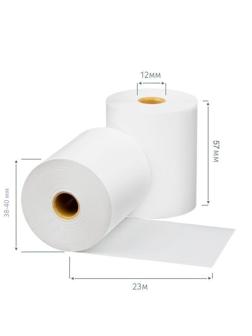 Ролики для касс   57х23х12 из т/б 7шт/уп., 27 уп/кор (858922)