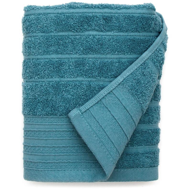 Набор полотенец махровых Страйп 30х60,50х90,70х130 Серо-Голуб