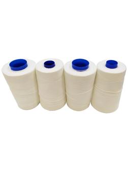 Нить прошивная лавсановая ЛШ 170 белая (1000 метров), 4шт./упак