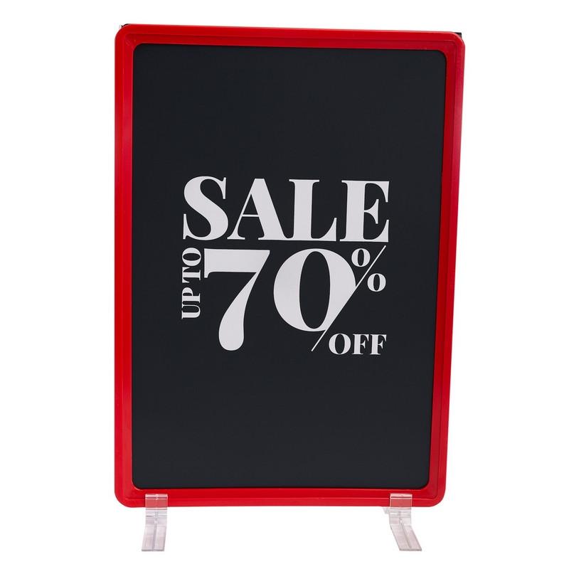 Рамка пластиковая А4 с держателем под угл 90,антиблик. карман А4(202363)