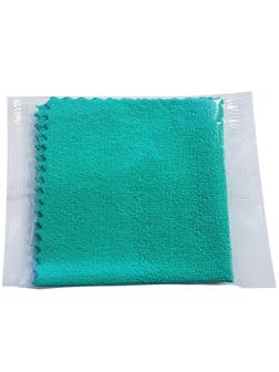 Салфетки хозяйственные микрофибра с ППУ покрытием 30х30см зелёная