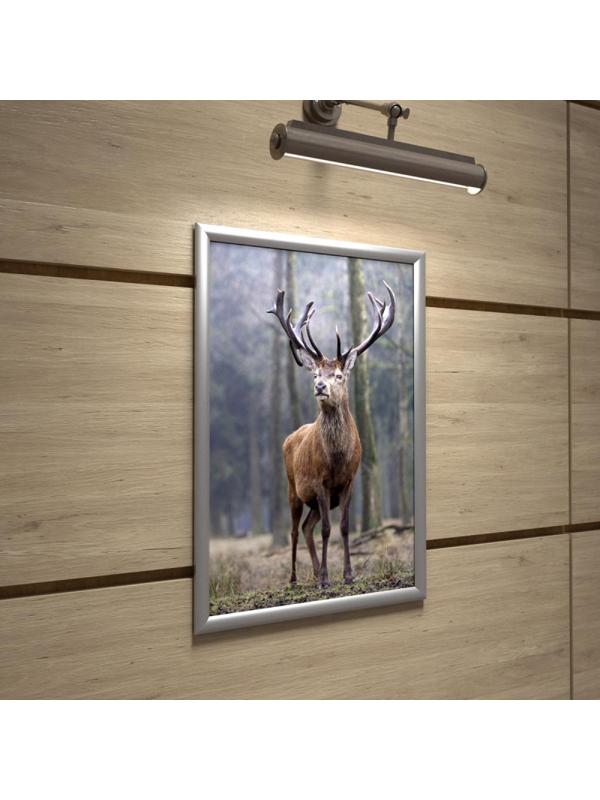 Рамка А2 Attache, алюм.клик-профиль 25 мм, настенная