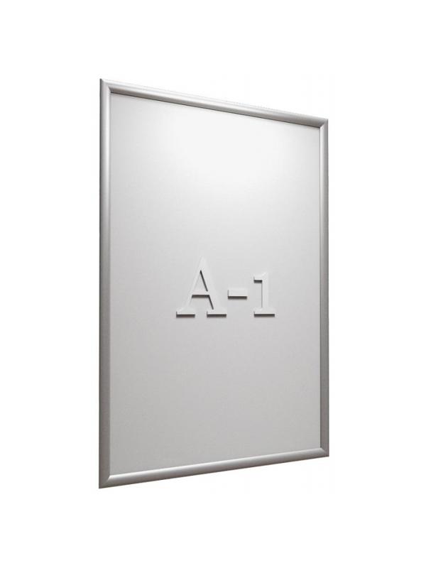 Рамка А1 Attache, алюм.клик-профиль 25 мм, настенная