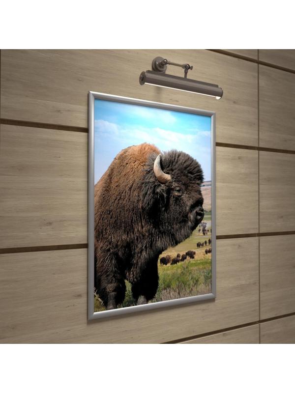 Рамка А1 Attache, алюм.клик-профиль 25 мм, настенная