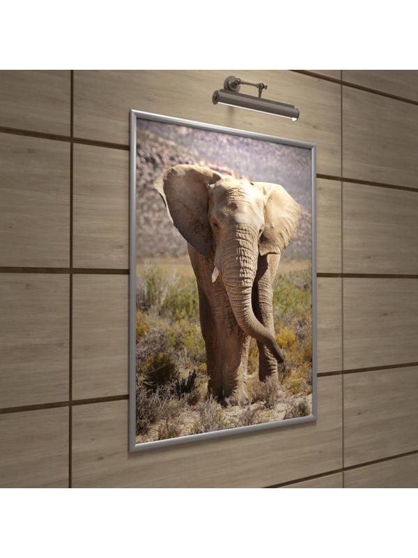 Рамка А0 Attache, алюм.клик-профиль 25 мм, настенная