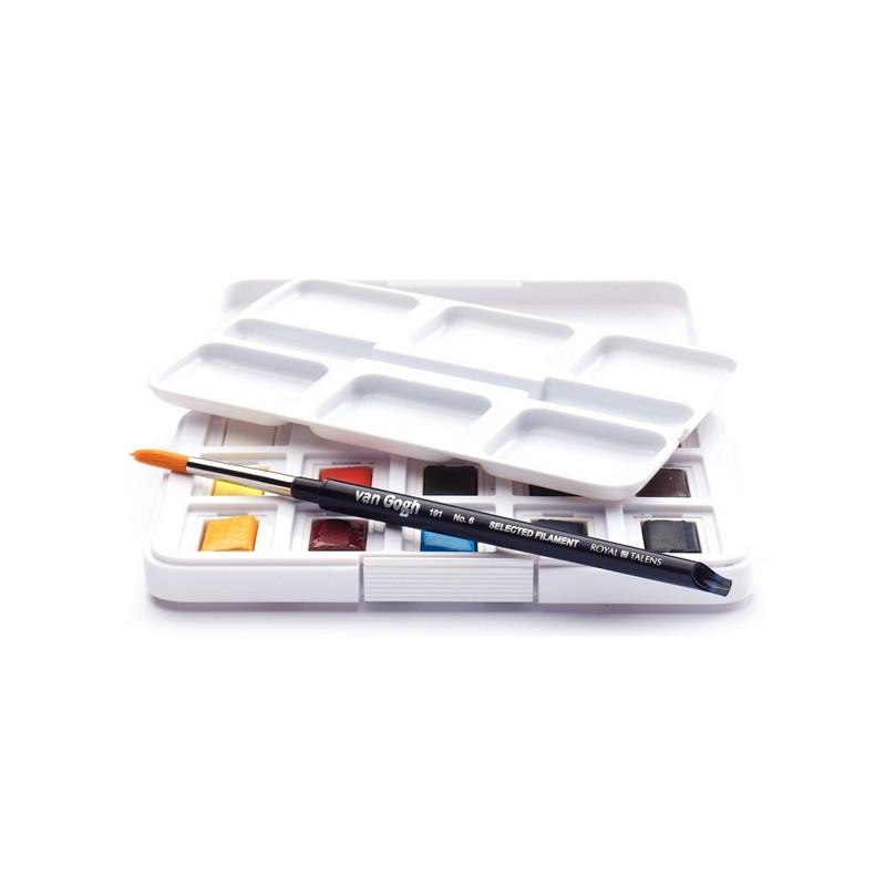 Краски акварельные Van Gogh 12цв кювета пластик.короб, 20808631