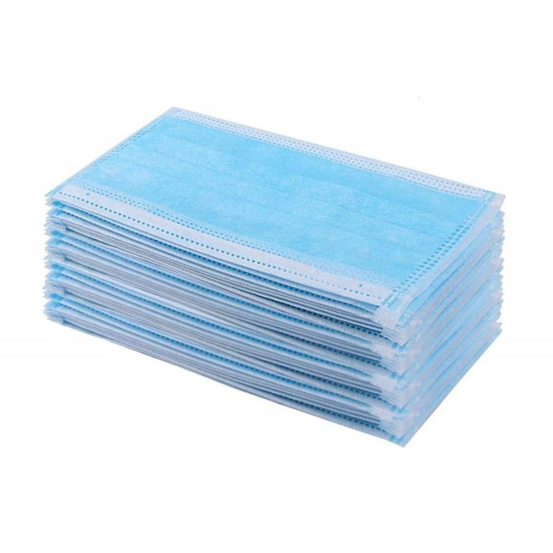 Маска медицинская одноразовая, н/с, 3-х слойная MSMS, 50 шт/упак