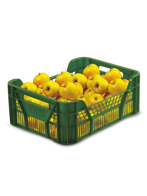 Ящик для фруктов 400х300х155_зеленый арт. 110