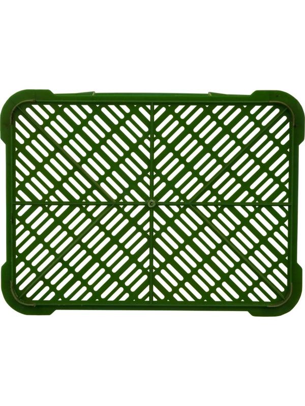 Ящик для фруктов 400х300х155_зеленый арт. 110