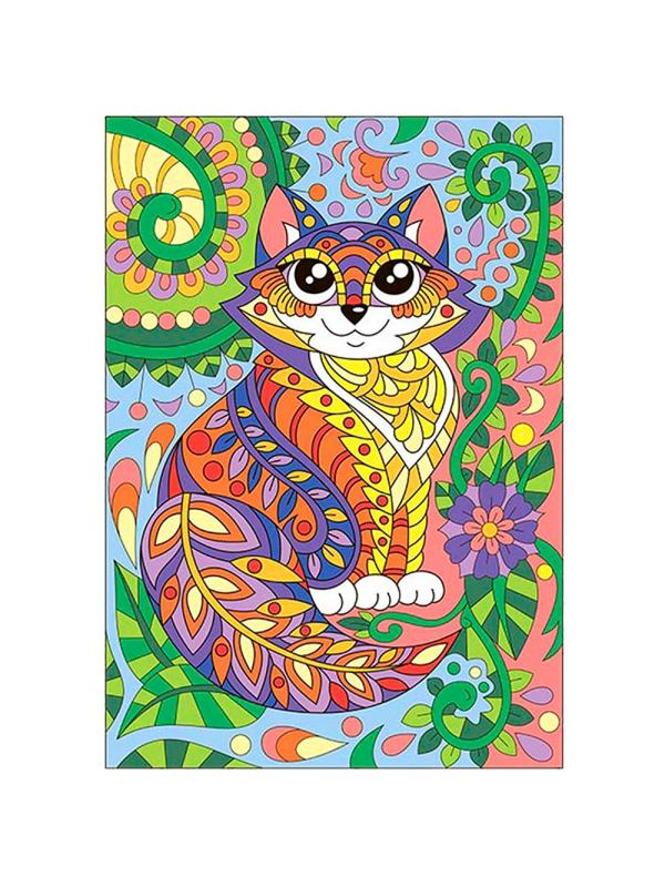 Картина по номерам Котик, Ркн-012