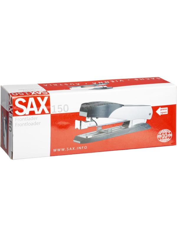 Степлер SAX A 150 (24/6,24/8,26/6,26/8) 45 листов, металл, черно-серый